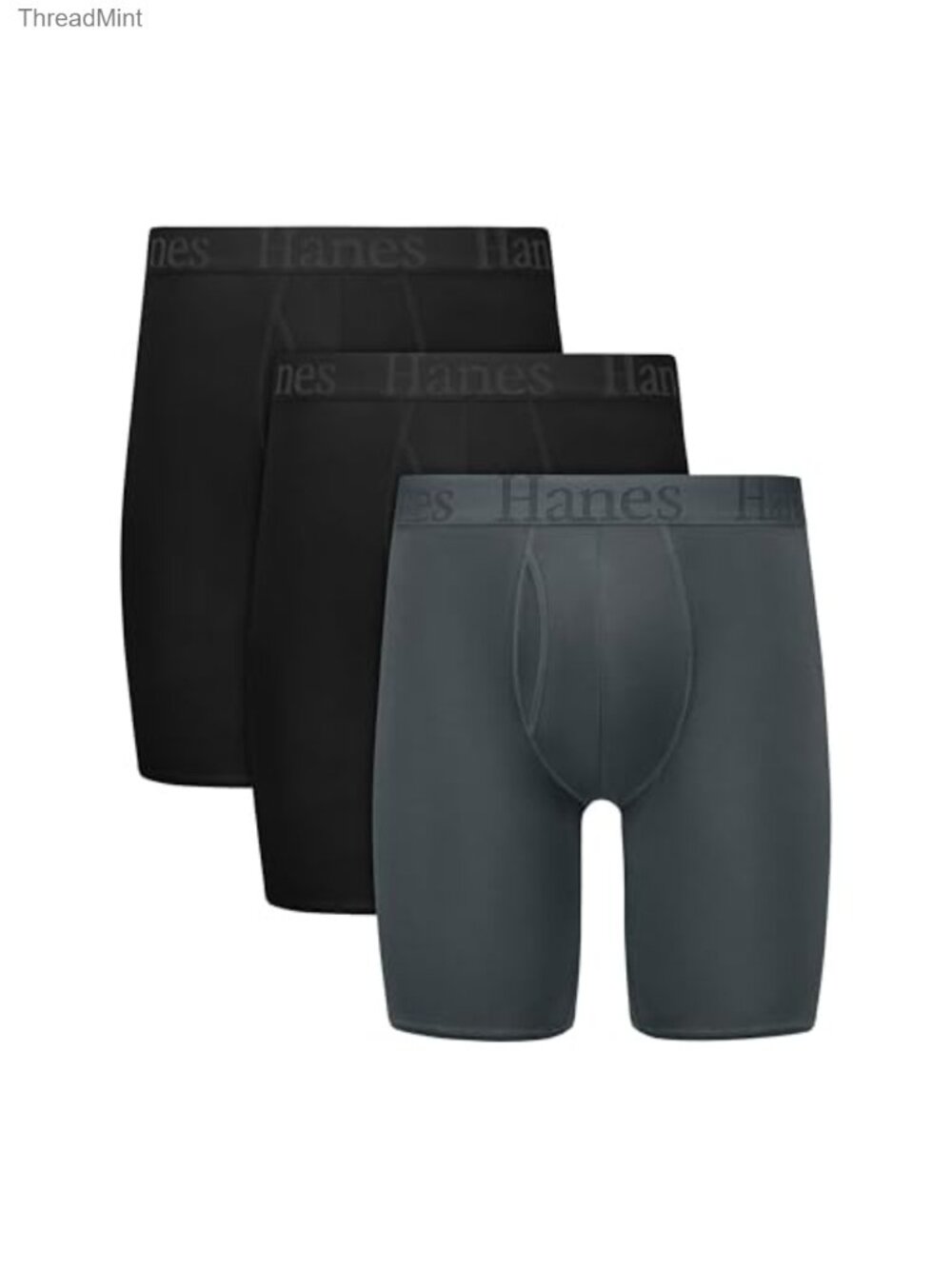 Hanes Originals Supersoft Boxer Briefs Total Support Pouch 3-Pack